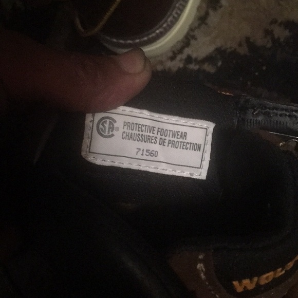 Wolverine I-90 DuraShock Work Boots Size US 7.5 $100 OBO almost brand new - Picture 2 of 4
